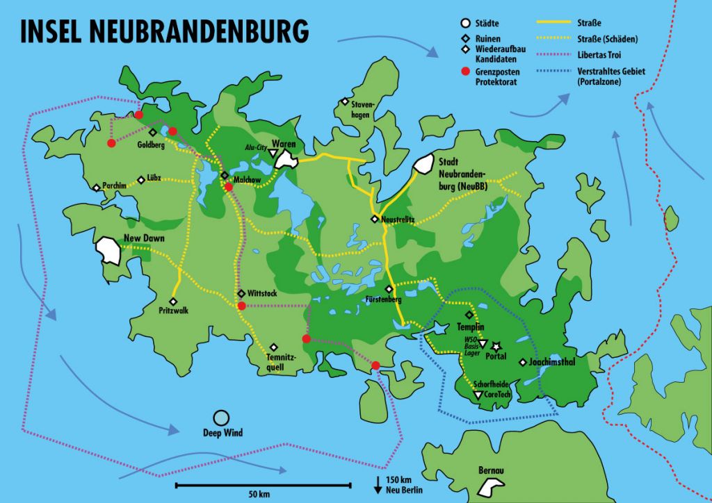 Neu Brandenburg Insel mit Libertas