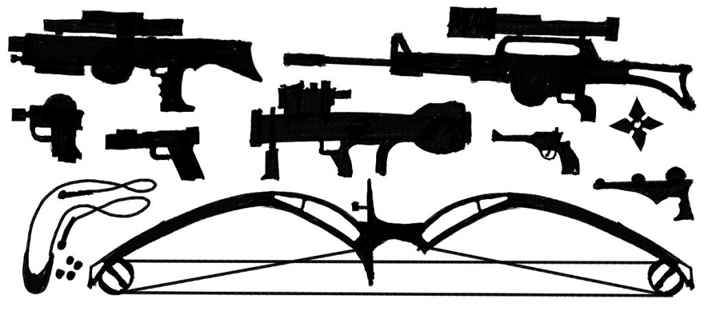 Beispiele Fernkampfwaffen
